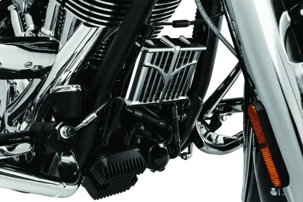 Kuryakyn Oil Cooler Cover 14-23 Indian Models Chrome - Image 2
