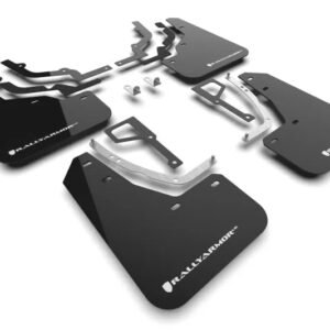 Rally Armor 2025+ Hyundai Ioniq 5 N Black Mud Flap w/ White Logo