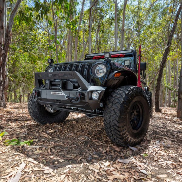 Go Rhino 07-20 Jeep Wrangler JL/JLU/JK/JKU/Gladiator JT Trailline Front Stubby Bumper - Image 7