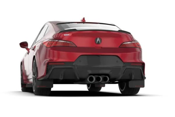 Rally Armor 23-24 Acura Integra + Integra A-Spec Black UR Mud Flap W/Blue Logo (No Drilling Req.) - Image 4