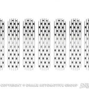 DV8 Offroad 2007-2018 Jeep JK Polished Grille Inserts