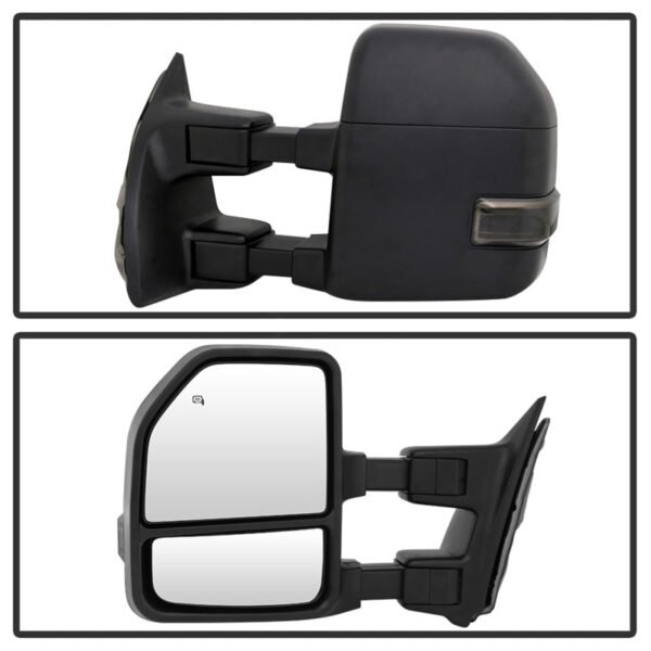 xTune 99-07 Ford Super Duty Heated LED Signal Power Mirrors - Smk (Pair) (MIR-FDSD99S-G4-PW-SM-SET) - Image 5