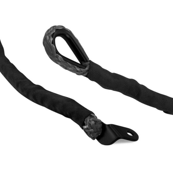 Borne Off-Road Synthetic Rope - 3/8in x 85ft - Black - Image 3