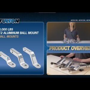 Fulton Aluminum Ball Mount with 2-Inch Drop
