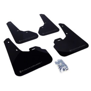 Rally Armor 2010+ Mazda3/Speed3 UR Black Mud Flap w/ Silver Logo