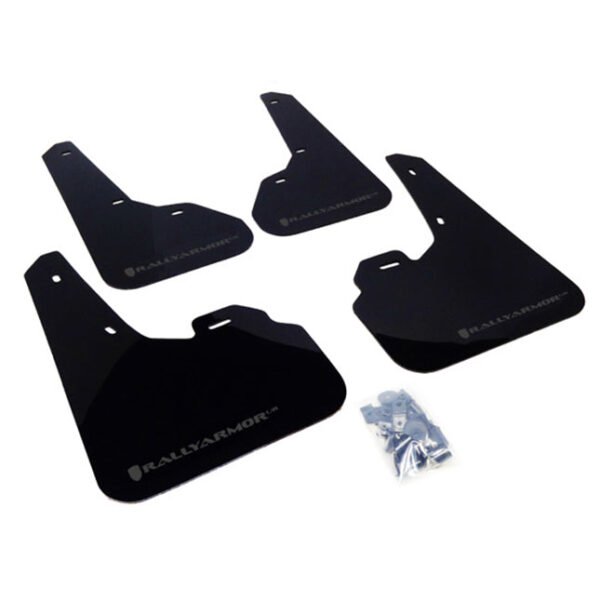 Rally Armor 2010+ Mazda3/Speed3 UR Black Mud Flap w/ Silver Logo